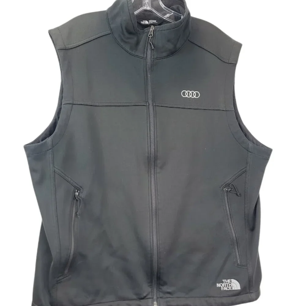 The North Face Men's Black Sleeveless Outdoor Full‎ Zip Winter Vest Size XL